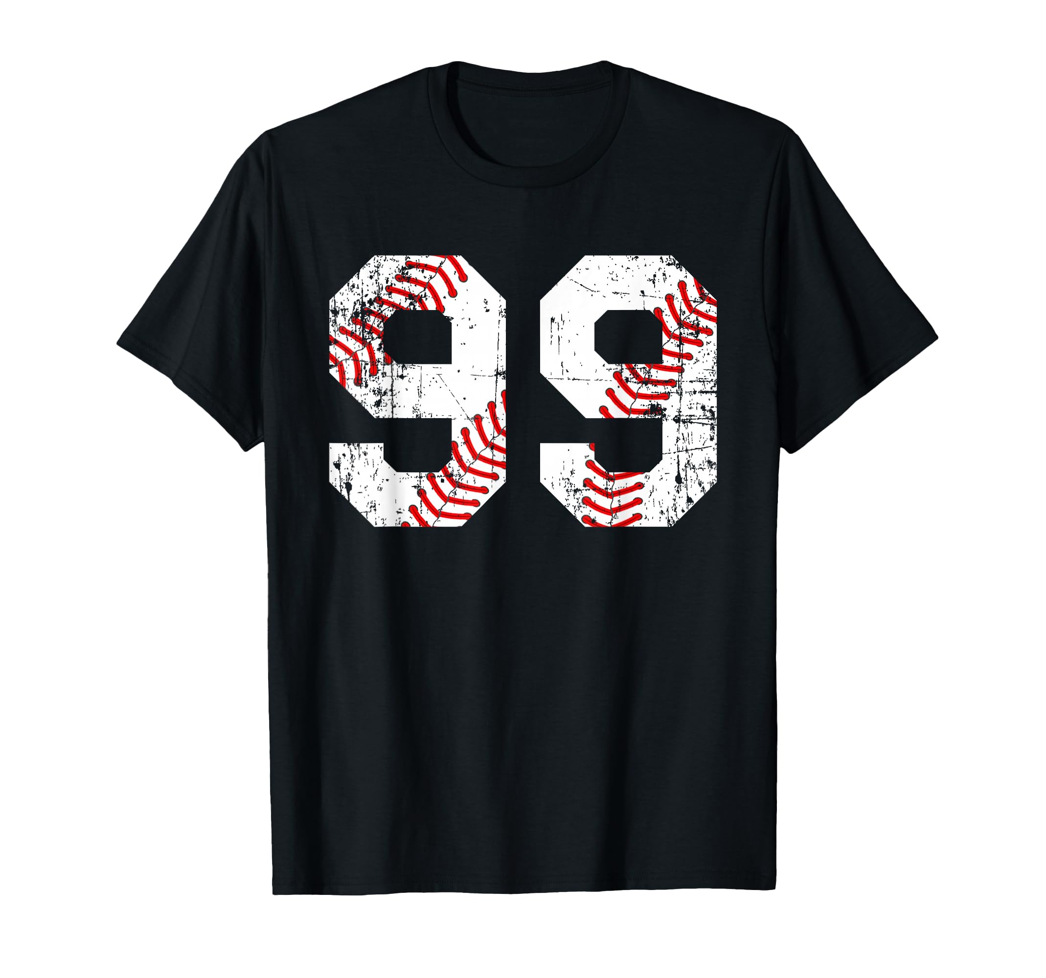 Baseball 99 Jersey Number T-Shirt - Casual Everyday Wear Unisex - T-Shirt, Sweatshirt, Hoodie