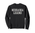 Nebraska Legend Funny Distressed Sweatshirt - Aesthetic Graphic for Adults - T-Shirt, Sweatshirt, Hoodie