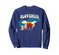 Slovenia Slovenian Country Rainbow Sweatshirt - Custom Art Print Men Women - T-Shirt, Sweatshirt, Hoodie