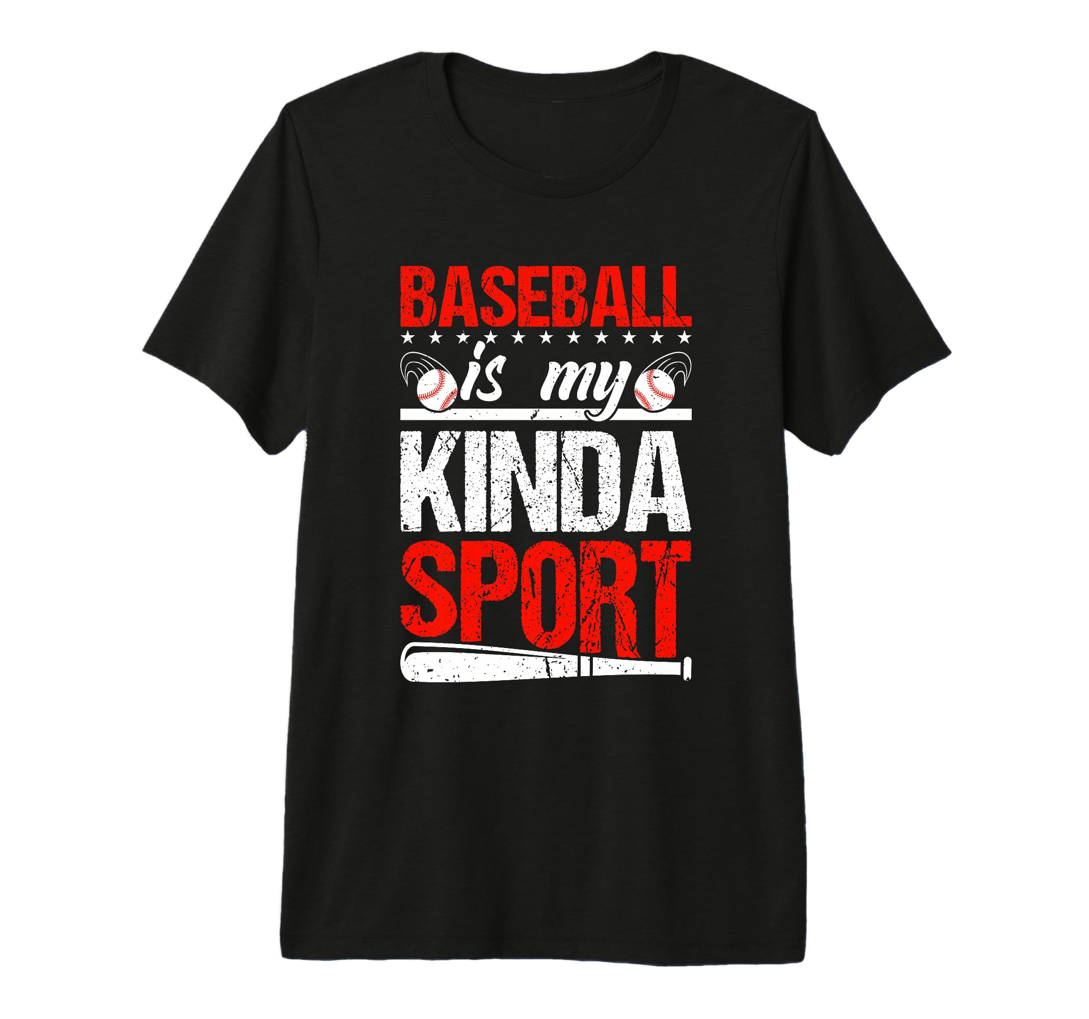 Baseball Is My Kinda Sport Baseball T-Shirt - Novelty Apparel Unisex - T-Shirt, Sweatshirt, Hoodie