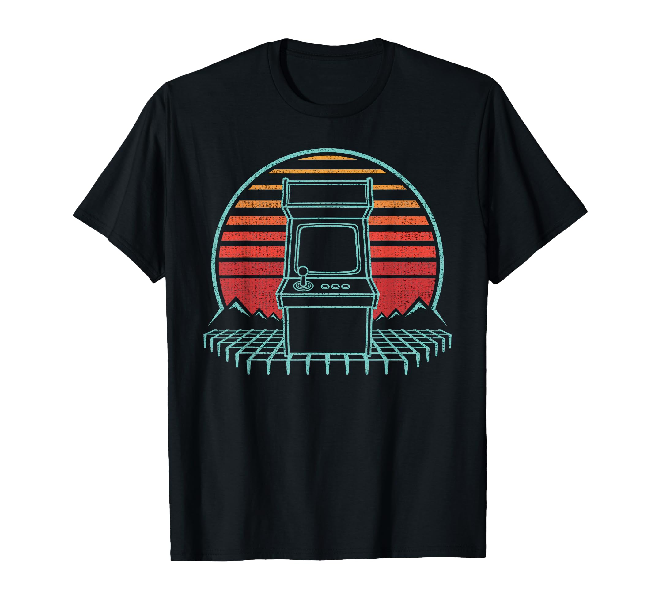 Arcade Video Game Machine Gaming 80S T-Shirt - Custom Art Print Men Women - T-Shirt, Sweatshirt, Hoodie