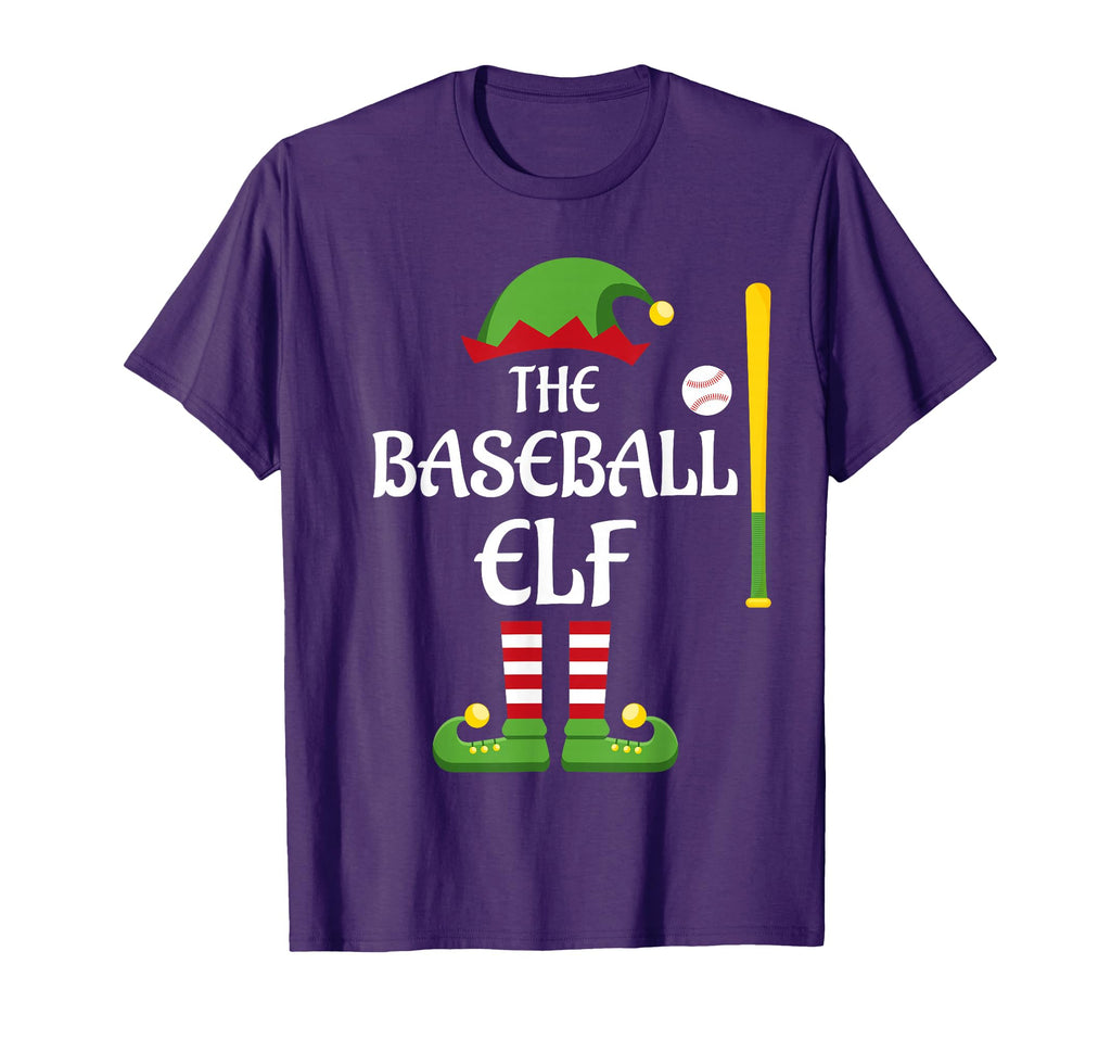 Baseball Elf Family Matching Group Sporty T-Shirt - Novelty Apparel Unisex - T-Shirt, Sweatshirt, Hoodie
