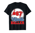 Baseball Baller Player Number 67 Mom Dad T-Shirt - Streetwear Style Unisex - T-Shirt, Sweatshirt, Hoodie