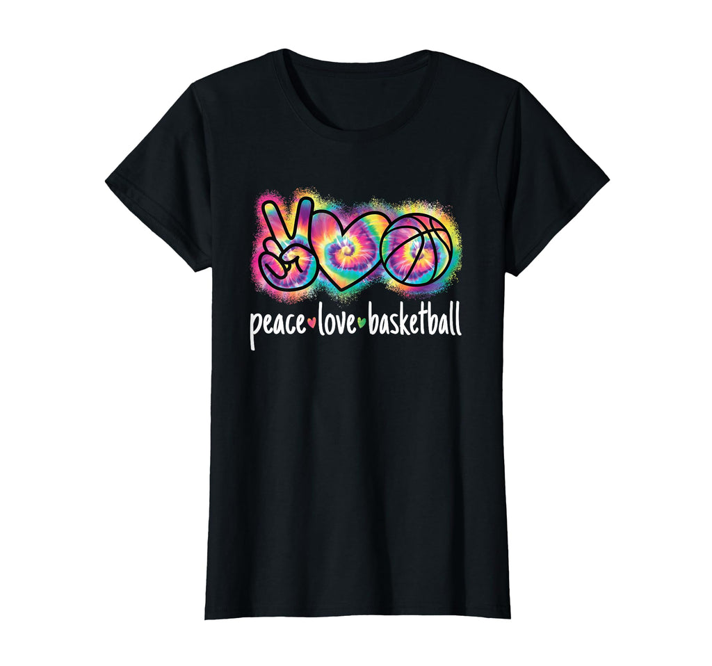 Peace Love Basketball Basketball Player T-Shirt - Minimalist Print Unisex - T-Shirt, Sweatshirt, Hoodie