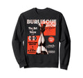 Sexy Burlesque 50S Distressed Sweatshirt - Minimalist Print for Adults - T-Shirt, Sweatshirt, Hoodie