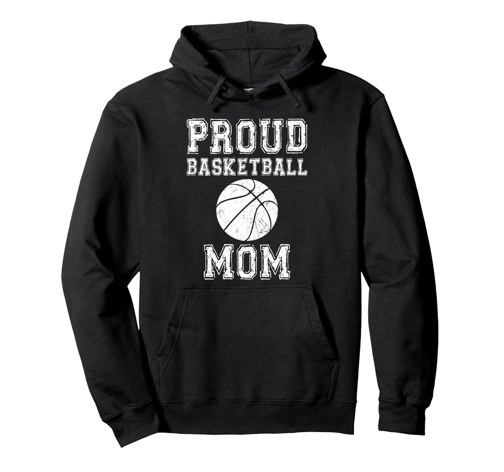 Proud Basketball Mom Game Day Sports Hoodie - Custom Art Print for Adults - T-Shirt, Sweatshirt, Hoodie