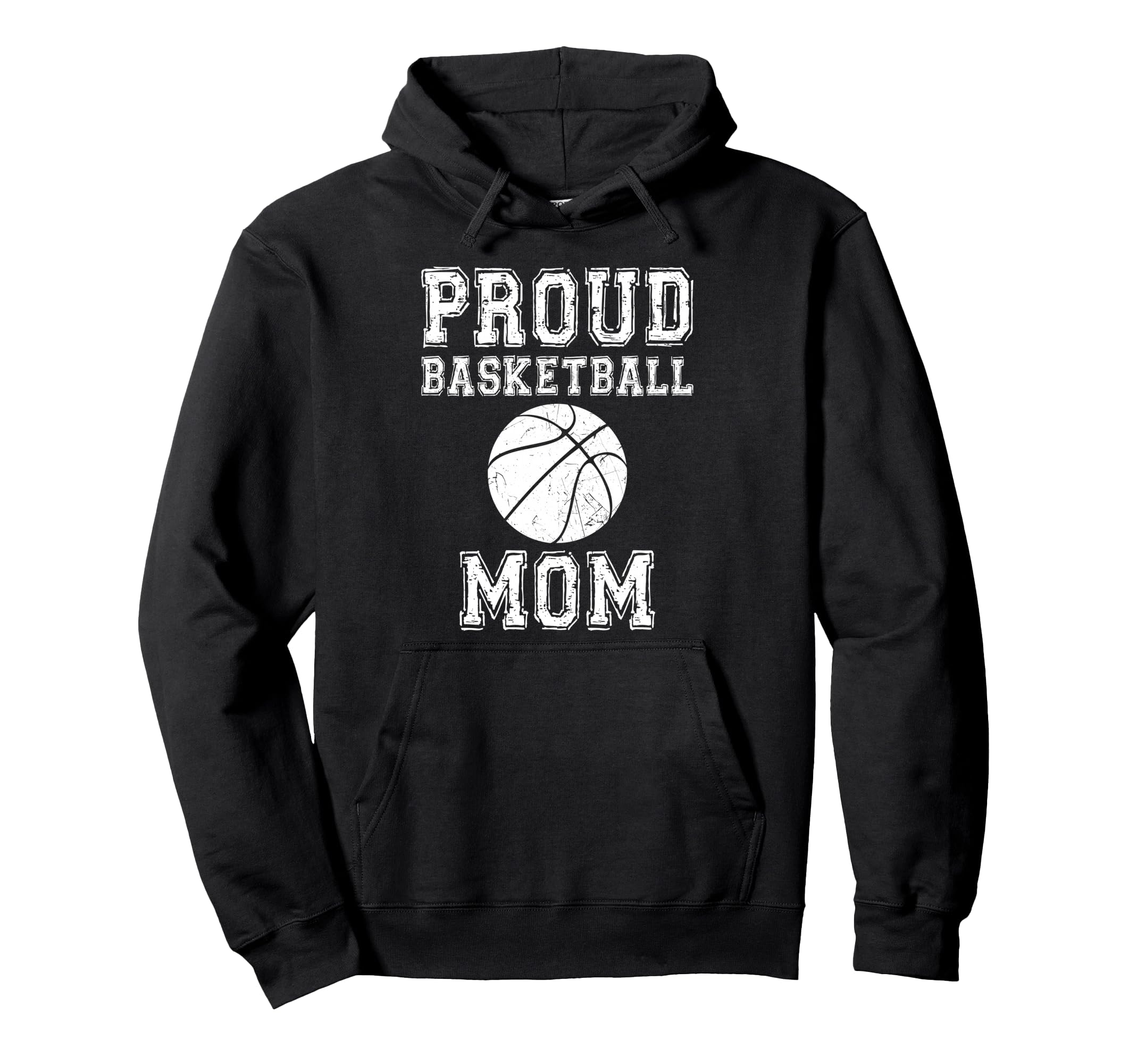 Proud Basketball Mom Game Day Sports Hoodie - Custom Art Print for Adults - T-Shirt, Sweatshirt, Hoodie