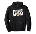 Proud Mama Mom 2024 Senior Baseball Hoodie - Minimalist Print Men Women - T-Shirt, Sweatshirt, Hoodie