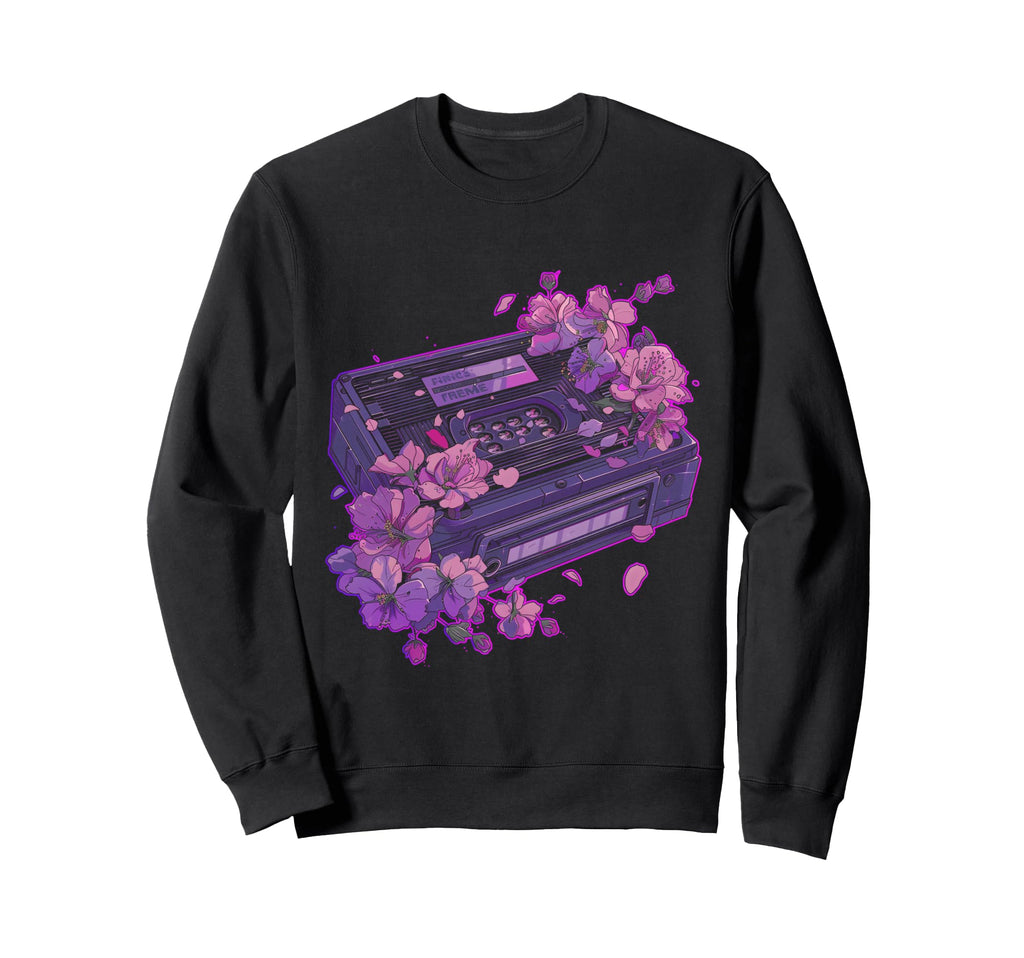 Japanese Cherry Blossom Aesthetic Sweatshirt - Graphic Print for Adults - T-Shirt, Sweatshirt, Hoodie