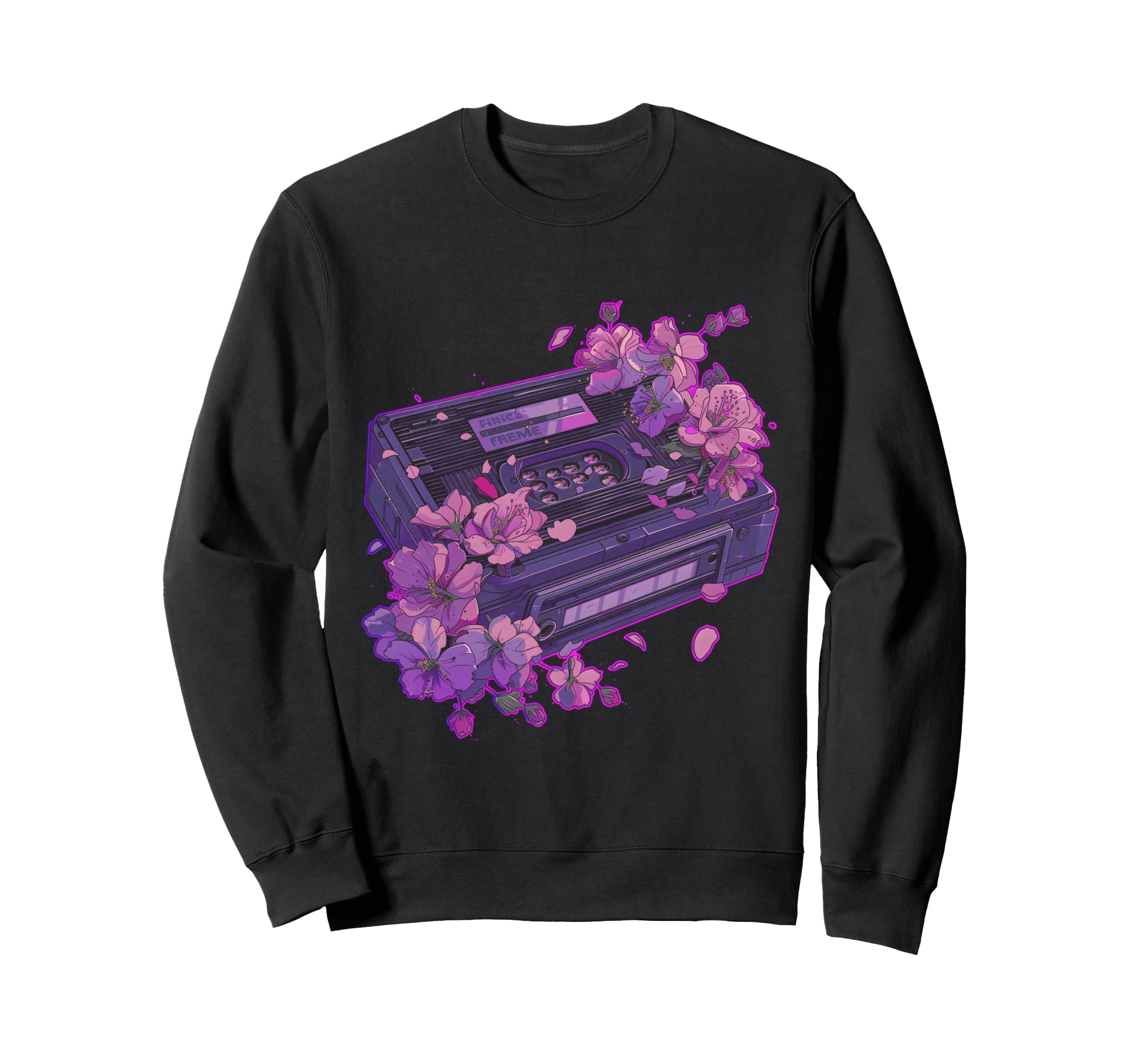 Japanese Cherry Blossom Aesthetic Sweatshirt - Graphic Print for Adults - T-Shirt, Sweatshirt, Hoodie