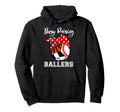 Busy Raising Ballers Funny Baseball Hoodie - Unique Graphic for Adults - T-Shirt, Sweatshirt, Hoodie