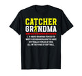 Softball Catcher Grandma Softball T-Shirt - Custom Art Print Unisex - T-Shirt, Sweatshirt, Hoodie