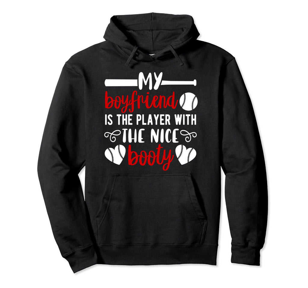 Baseball Girlfriend Funny Girlfriend Hoodie - Custom Art Print for Adults - T-Shirt, Sweatshirt, Hoodie