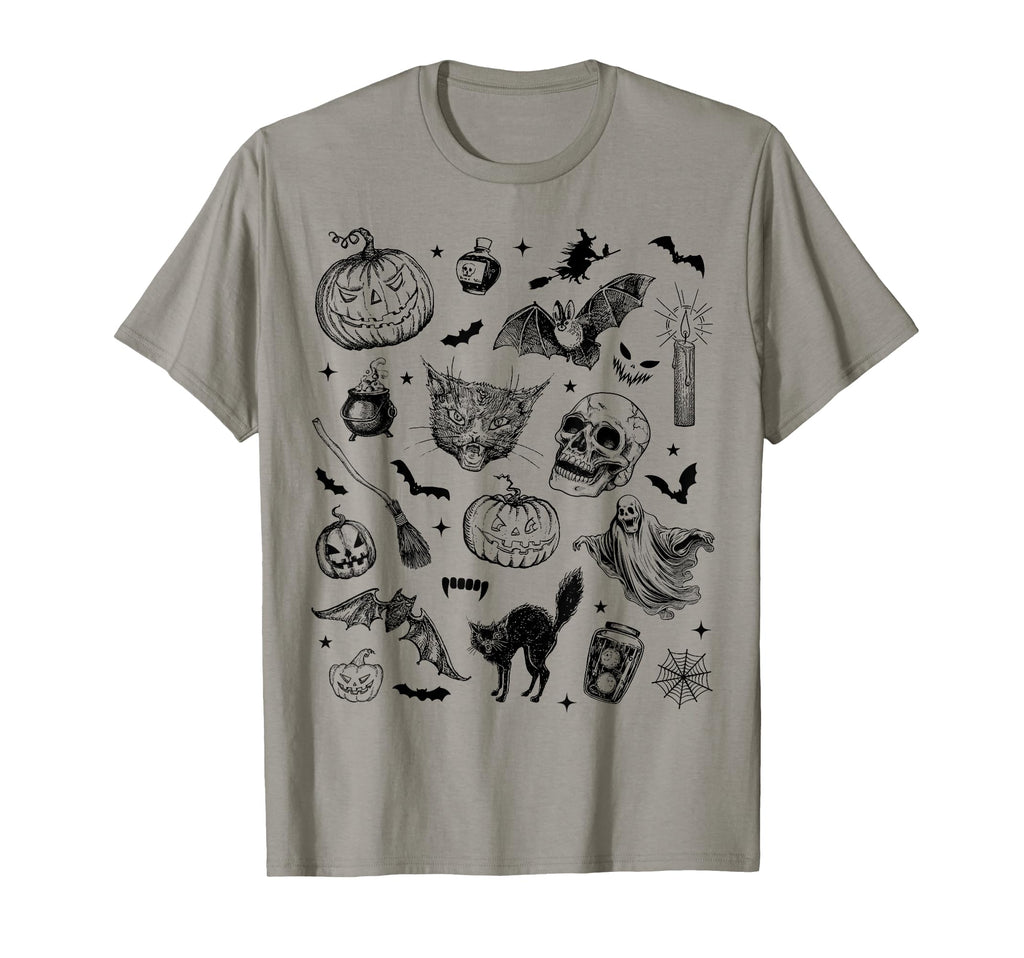 Halloween 90S Tattoo Aesthetic T-Shirt - Unique Graphic Unisex - T-Shirt, Sweatshirt, Hoodie