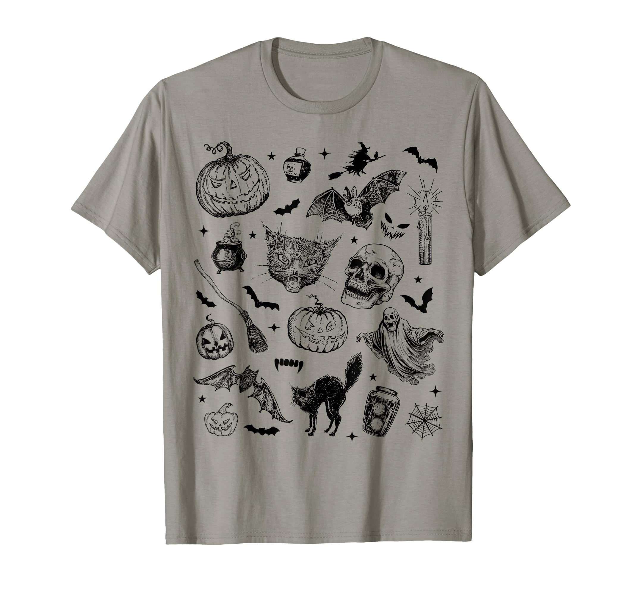 Halloween 90S Tattoo Aesthetic T-Shirt - Unique Graphic Unisex - T-Shirt, Sweatshirt, Hoodie