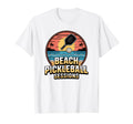 Beach Pickleball Sessions Paddle T-Shirt - Minimalist Print for Adults - T-Shirt, Sweatshirt, Hoodie