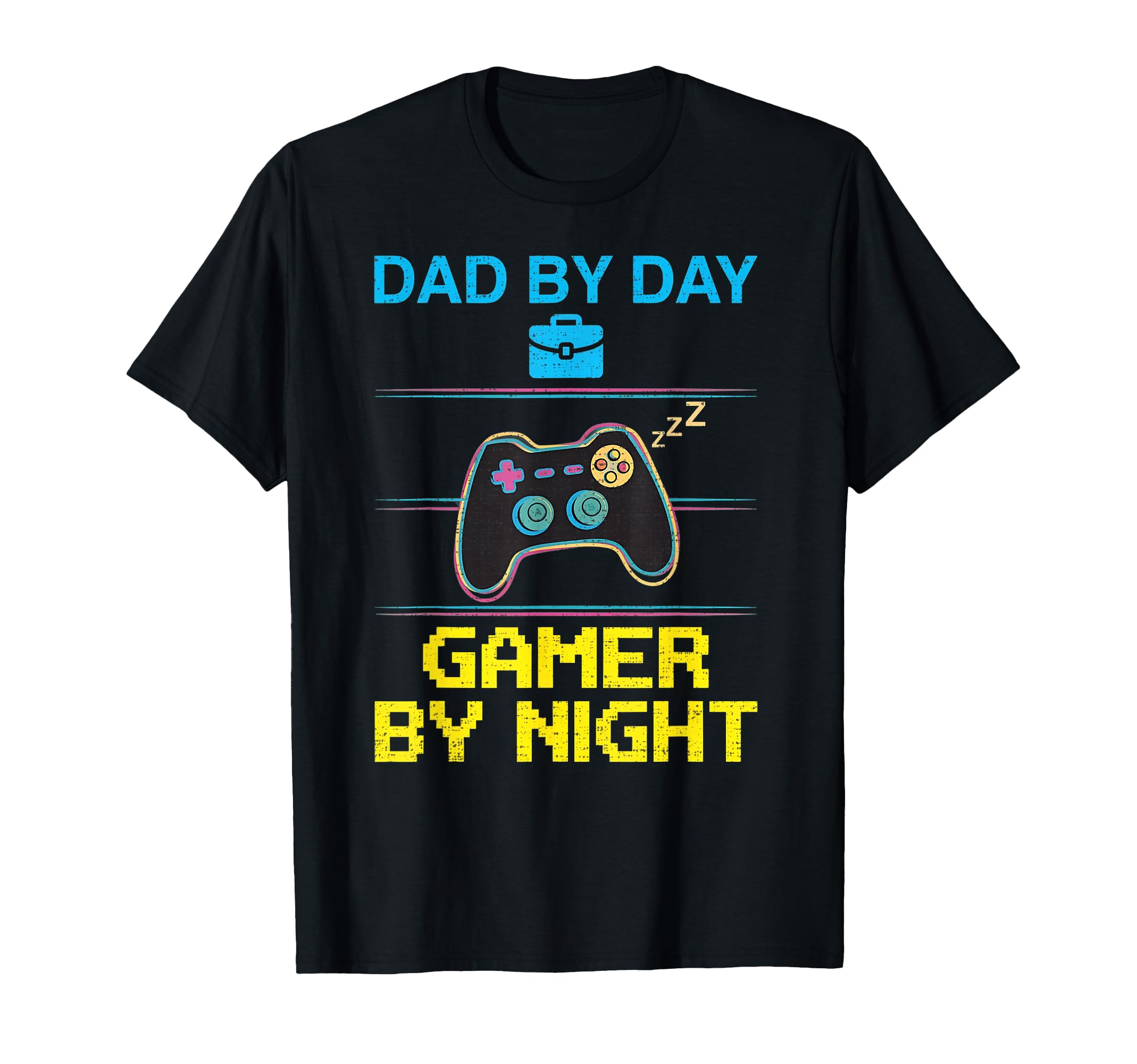Dad Day Gamer Night Funny Gaming T-Shirt - Casual Everyday Wear for Adults - T-Shirt, Sweatshirt, Hoodie