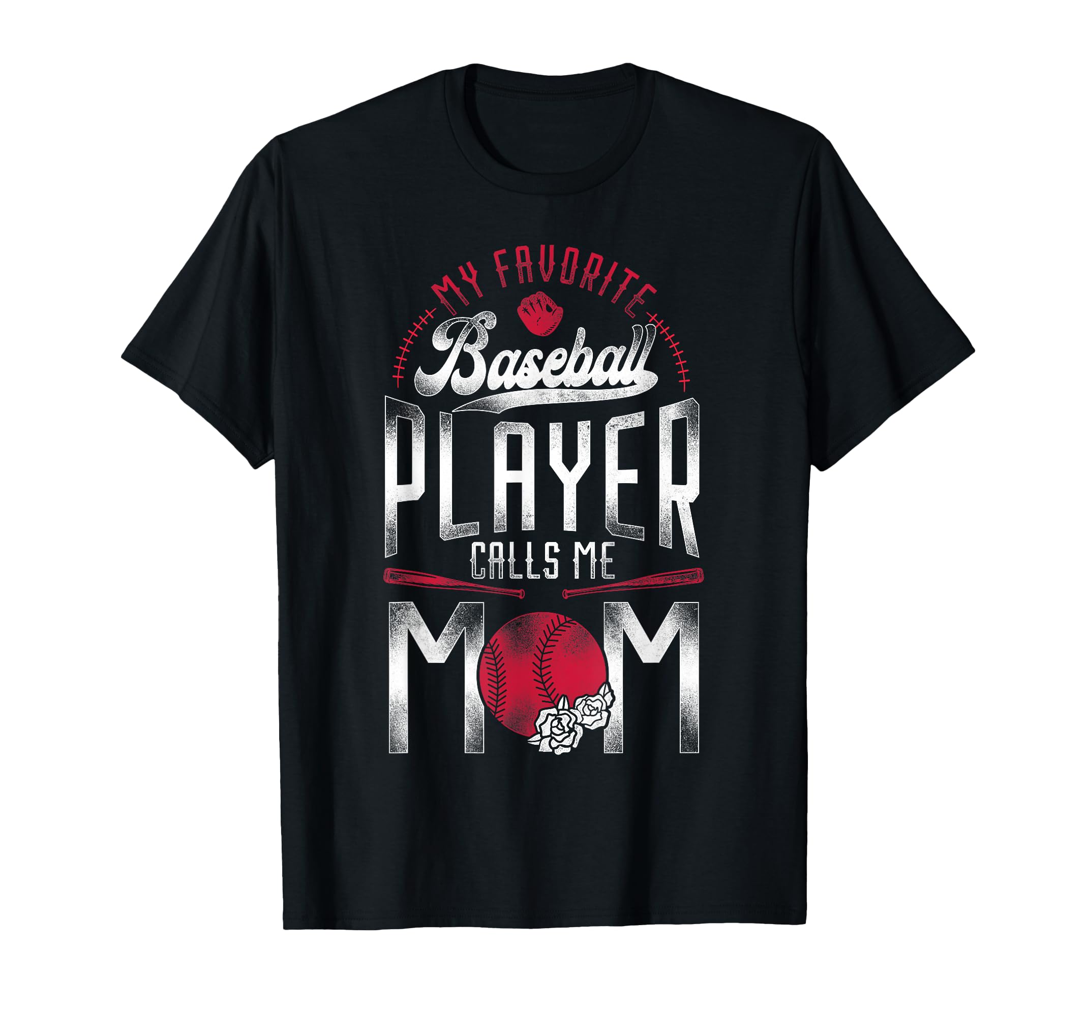 Baseball Fan Mom Mother My Favorite T-Shirt - Minimalist Print Unisex - T-Shirt, Sweatshirt, Hoodie