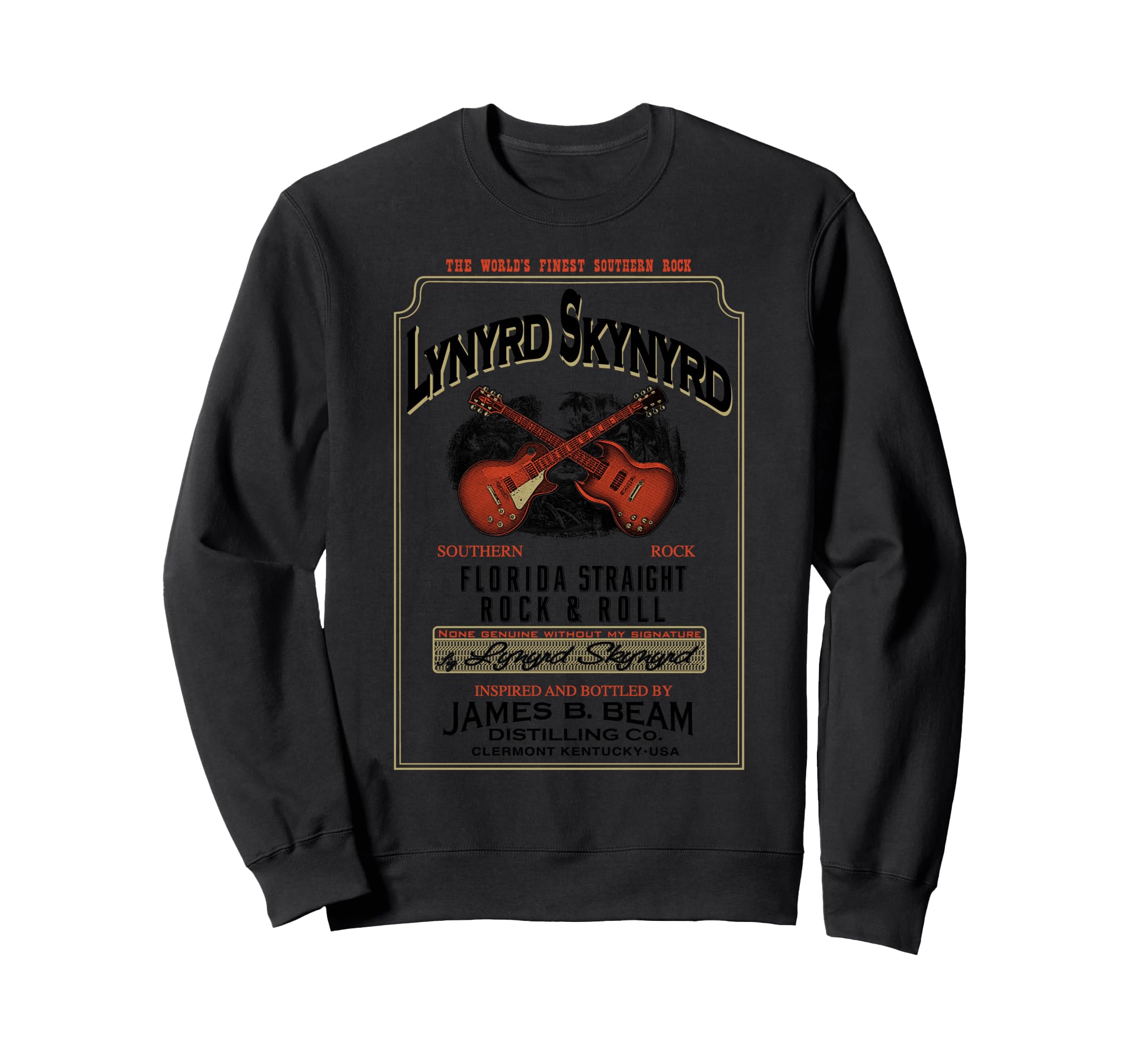 Lynyrd Skynyrd Whiskey Southern Sweatshirt - Custom Art Print for Adults - T-Shirt, Sweatshirt, Hoodie
