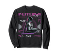 Y2K Robot Bold Urban Graffiti Sweatshirt - Aesthetic Graphic for Adults - T-Shirt, Sweatshirt, Hoodie