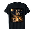 90S Miniature Schnauzer Howling T-Shirt - Casual Everyday Wear for Adults - T-Shirt, Sweatshirt, Hoodie