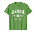 Syracuse New York Varsity Shamrock St T-Shirt - Custom Art Print Unisex - T-Shirt, Sweatshirt, Hoodie