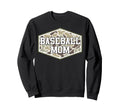 Camo Baseball Mom Camouflage Sweatshirt - Fun Novelty Design for Adults - T-Shirt, Sweatshirt, Hoodie