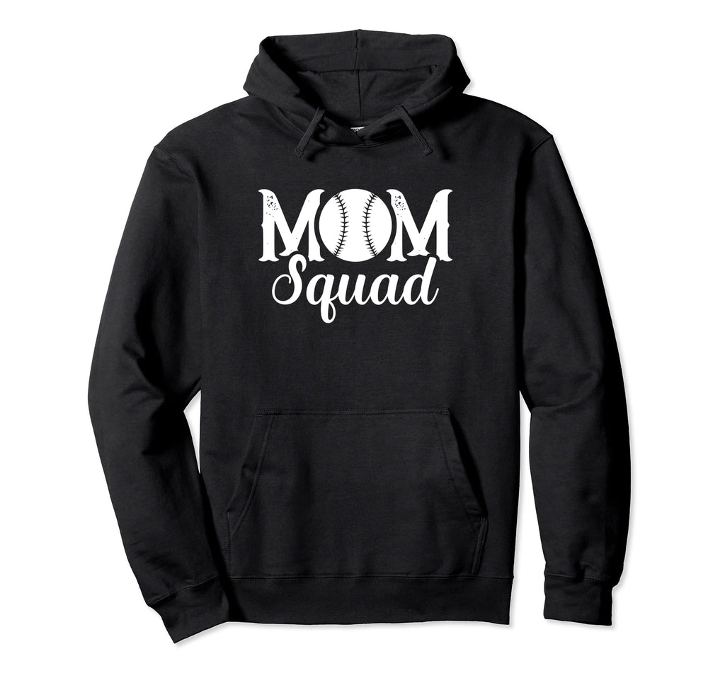 Mom Squad Sports Player Athletic Hoodie - Custom Art Print Men Women - T-Shirt, Sweatshirt, Hoodie