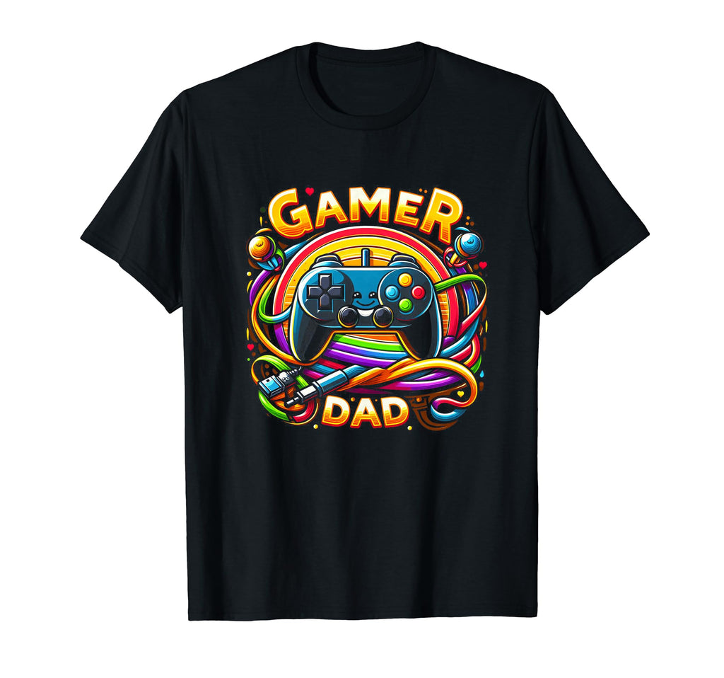 Gamer Dad Game Controller Gaming T-Shirt - Casual Everyday Wear for Adults - T-Shirt, Sweatshirt, Hoodie