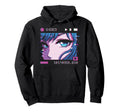 Anime Vaporwave Aesthetic Glitch Hoodie - Fun Novelty Design Unisex - T-Shirt, Sweatshirt, Hoodie