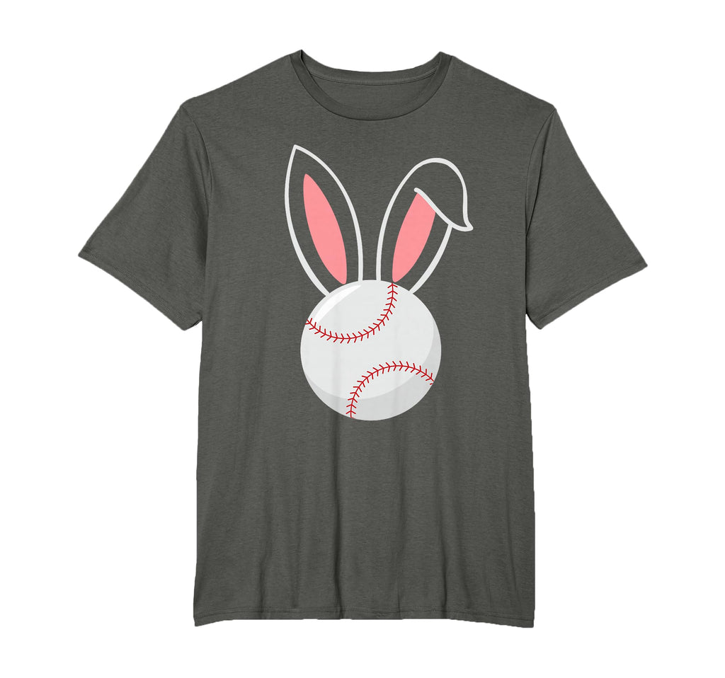 Easter Baseball Bunny Ears Funny T-Shirt - Minimalist Print for Adults - T-Shirt, Sweatshirt, Hoodie