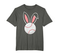 Easter Baseball Bunny Ears Funny T-Shirt - Minimalist Print for Adults - T-Shirt, Sweatshirt, Hoodie