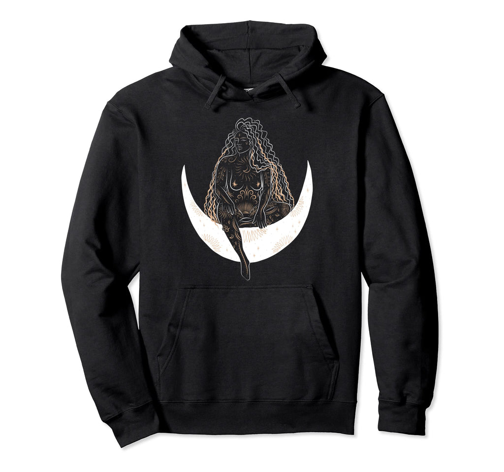 Groovy Hippie 60S 70S Female Body Hoodie - Streetwear Style for Adults - T-Shirt, Sweatshirt, Hoodie