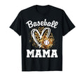 Baseball Mama Leopard Heart Matching T-Shirt - Streetwear Style Men Women - T-Shirt, Sweatshirt, Hoodie