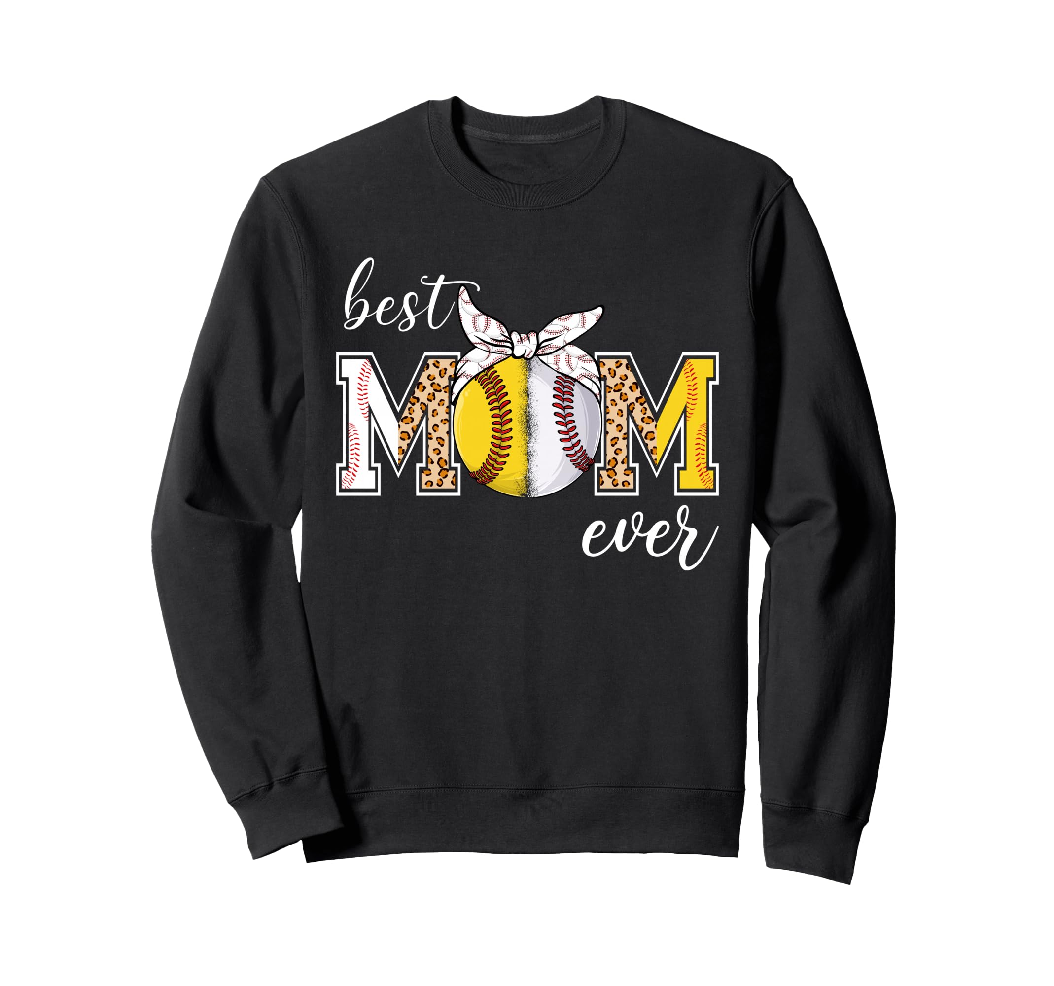 Best Softball Mom Baseball Mom Sweatshirt - Streetwear Style for Adults - T-Shirt, Sweatshirt, Hoodie