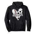 Baller Mama Proud Soccer Baseball Player Hoodie - Novelty Apparel Unisex - T-Shirt, Sweatshirt, Hoodie