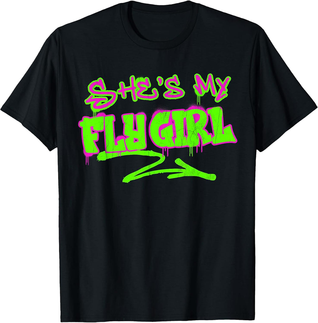 The Fresh Hip Hop Street Art Co. Fly Boy Girl - Adult & Kids T-Shirts, Sweatshirts & Hoodies apparel design preview 1
