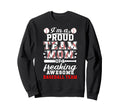 Im Proud Baseball Team Mom Sweatshirt - Streetwear Style for Adults - T-Shirt, Sweatshirt, Hoodie