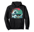 Big Wave Vaporwave Aesthetic 80S Anime Hoodie - Novelty Apparel Men Women - T-Shirt, Sweatshirt, Hoodie