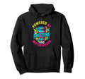 Powered Caffeine And Motherhood 90S Hoodie - Graphic Print for Adults - T-Shirt, Sweatshirt, Hoodie