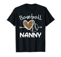 Baseball Nanny Leopard Heart Family T-Shirt - Unique Graphic for Adults - T-Shirt, Sweatshirt, Hoodie