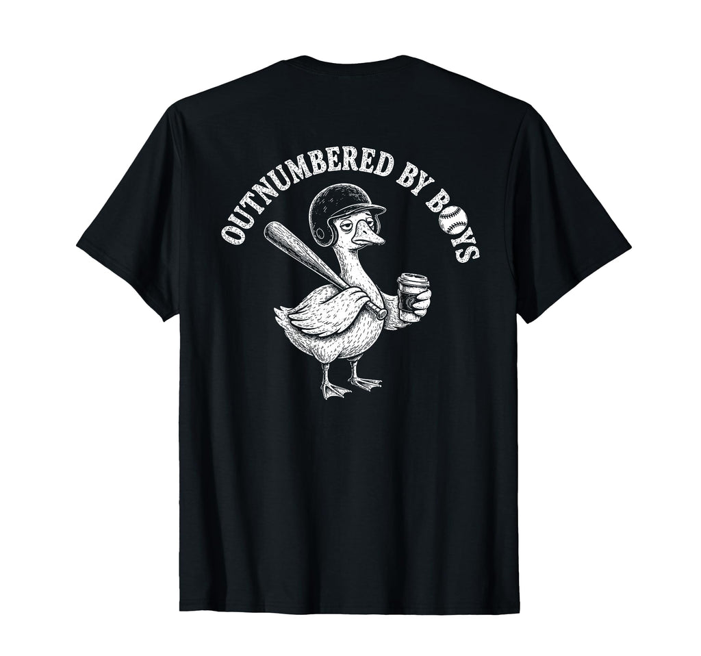 Back Outnumbered Mom Goose Mothers Day T-Shirt - Graphic Print Men Women - T-Shirt, Sweatshirt, Hoodie