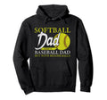 Softball Dad Like Baseball Dad Bigger Hoodie - Minimalist Print Unisex - T-Shirt, Sweatshirt, Hoodie