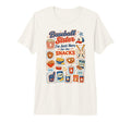 Baseball Sister Im Just Here Snacks T-Shirt - Aesthetic Graphic Men Women - T-Shirt, Sweatshirt, Hoodie