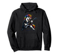 Rockn Roll Unicorn Guitar Punk Music Rock Hoodie - Novelty Apparel Unisex - T-Shirt, Sweatshirt, Hoodie