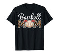 Baseball Mom Mother Leopard Baseball T-Shirt - Custom Art Print for Adults - T-Shirt, Sweatshirt, Hoodie