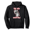 Hip Hop Lifestyle Old School Rapper Hoodie - Fun Novelty Design Men Women - T-Shirt, Sweatshirt, Hoodie