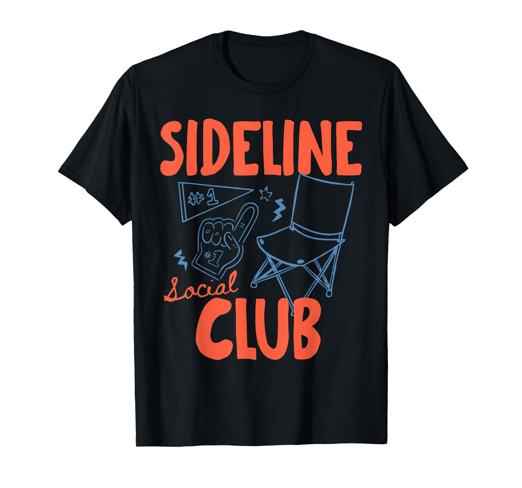 Sideline Social Club Baseball Soccer T-Shirt - Streetwear Style Unisex - T-Shirt, Sweatshirt, Hoodie