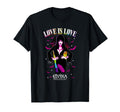 Elvira Love Is Love Rainbow Coffin T-Shirt - Novelty Apparel for Adults - T-Shirt, Sweatshirt, Hoodie