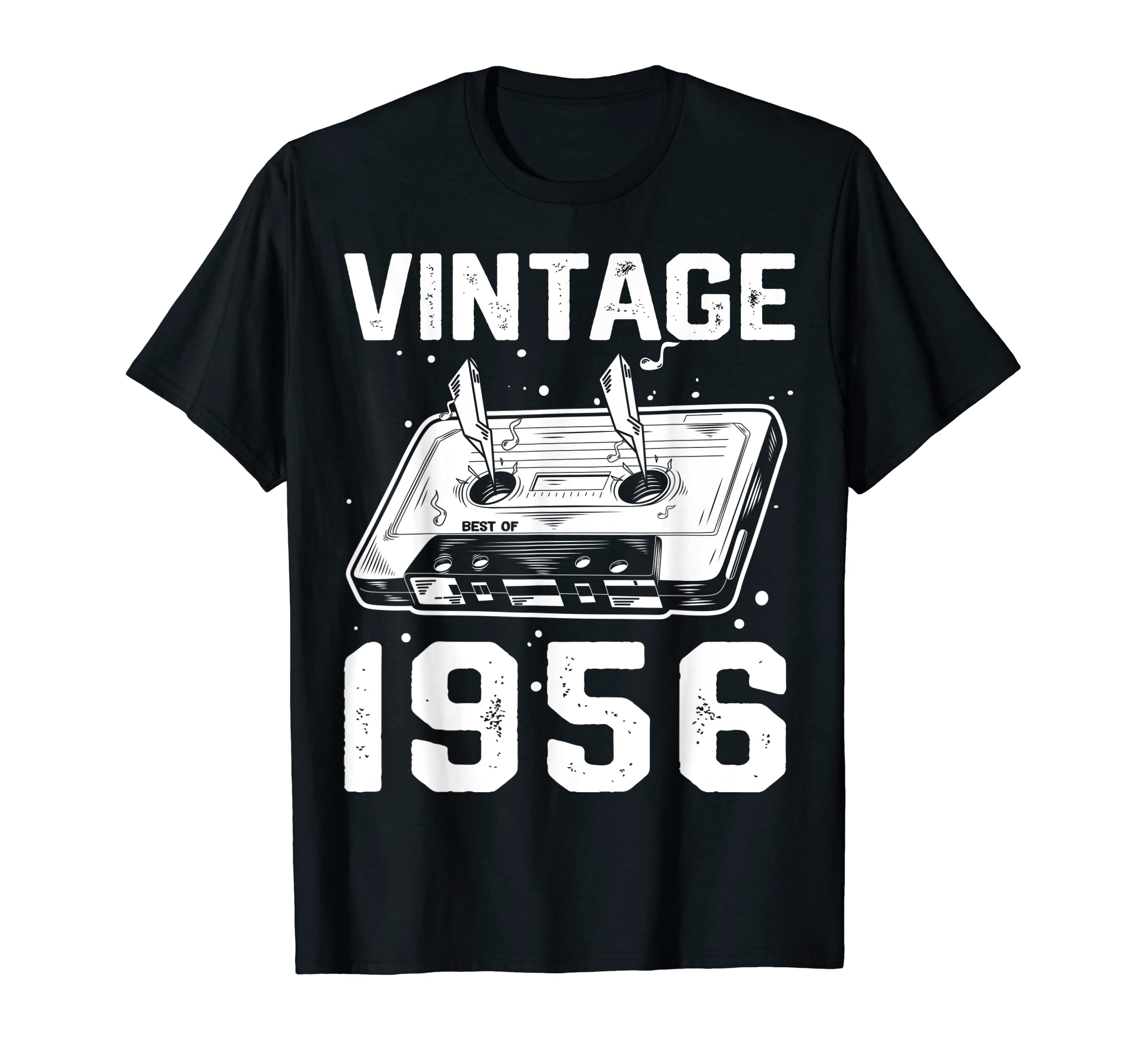 Birthday Best 1956 Bday 1956 Cassette T-Shirt - Fun Novelty Design Unisex - T-Shirt, Sweatshirt, Hoodie